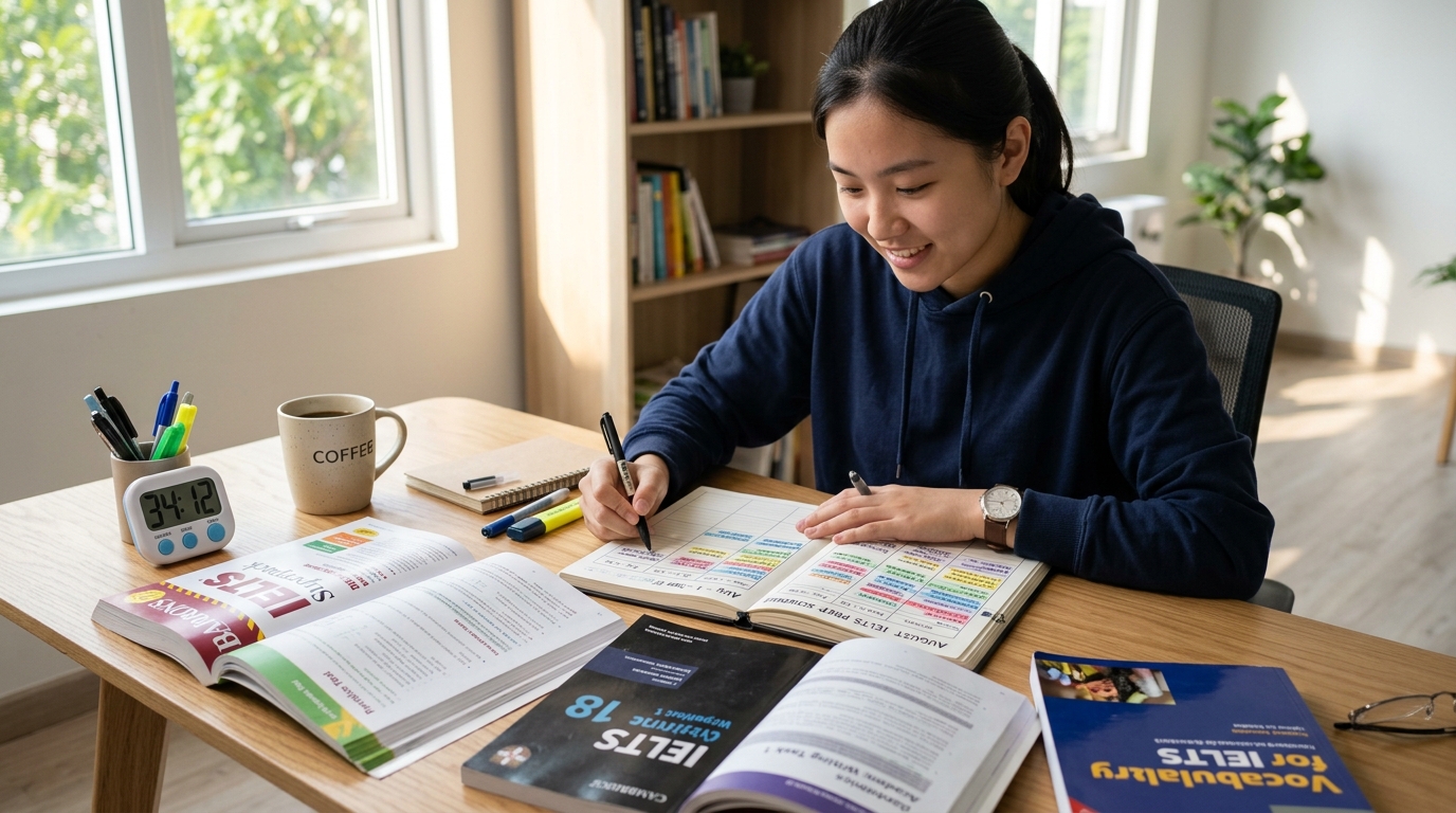 IELTS'e Sıfırdan Kaç Ayda Hazırlanılır? Gerçekçi Takvim 1 IELTS Hazırlık Süresi ve Çalışma Takvimi Planlama