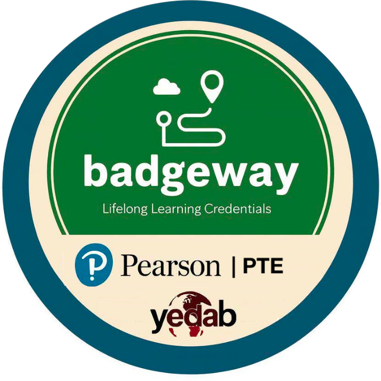 Pearson PTE Exam Representative Badge